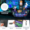 Lucktree 7 FT Halloween Inflatable Skeletons Ghosts On Pirate Ship