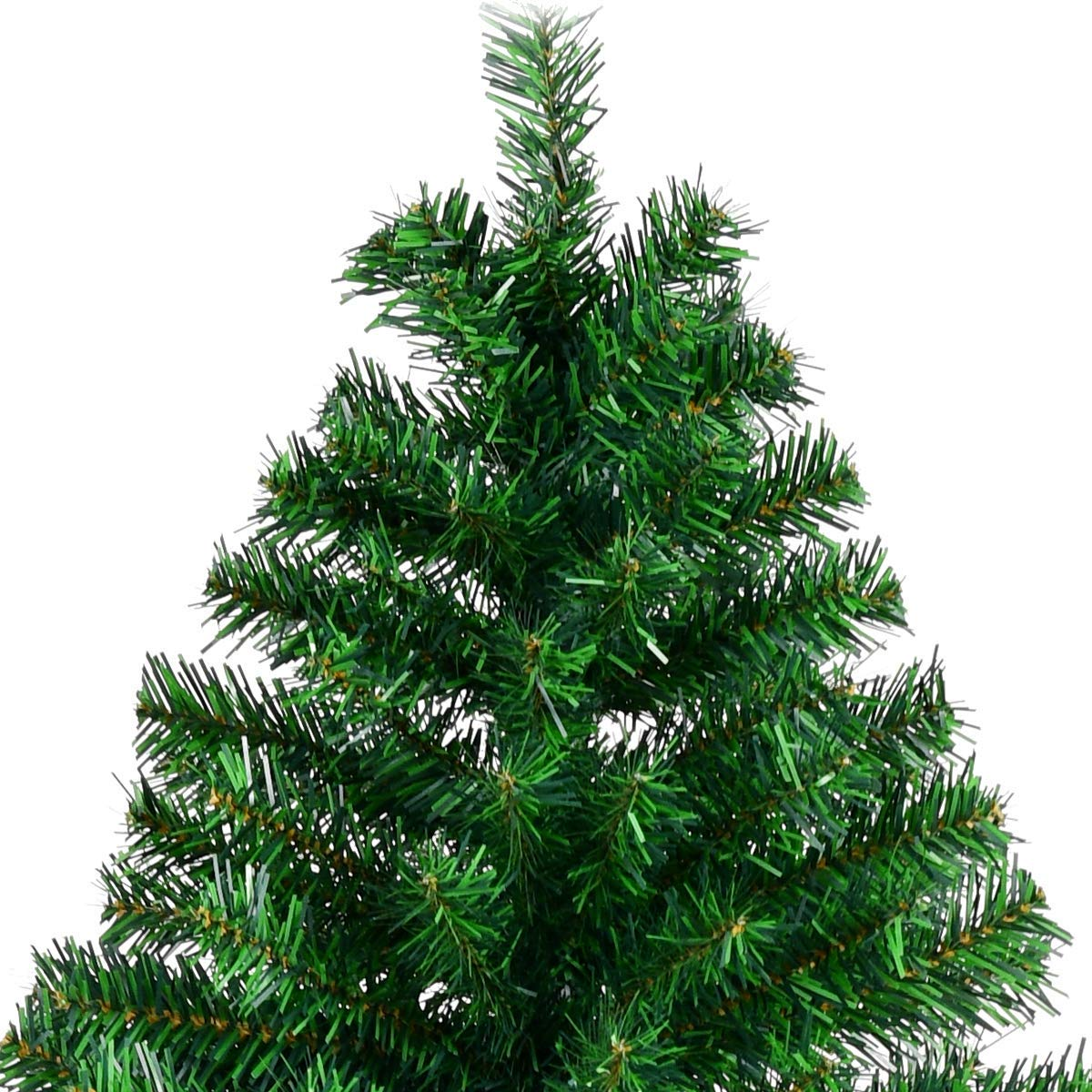 Lucktree Artificial Christmas Tree, Unlit Premium Hinged Spruce Xmas Tree with Solid Metal Stand, for Outdoor and Indoor Decor - LucktreeUS