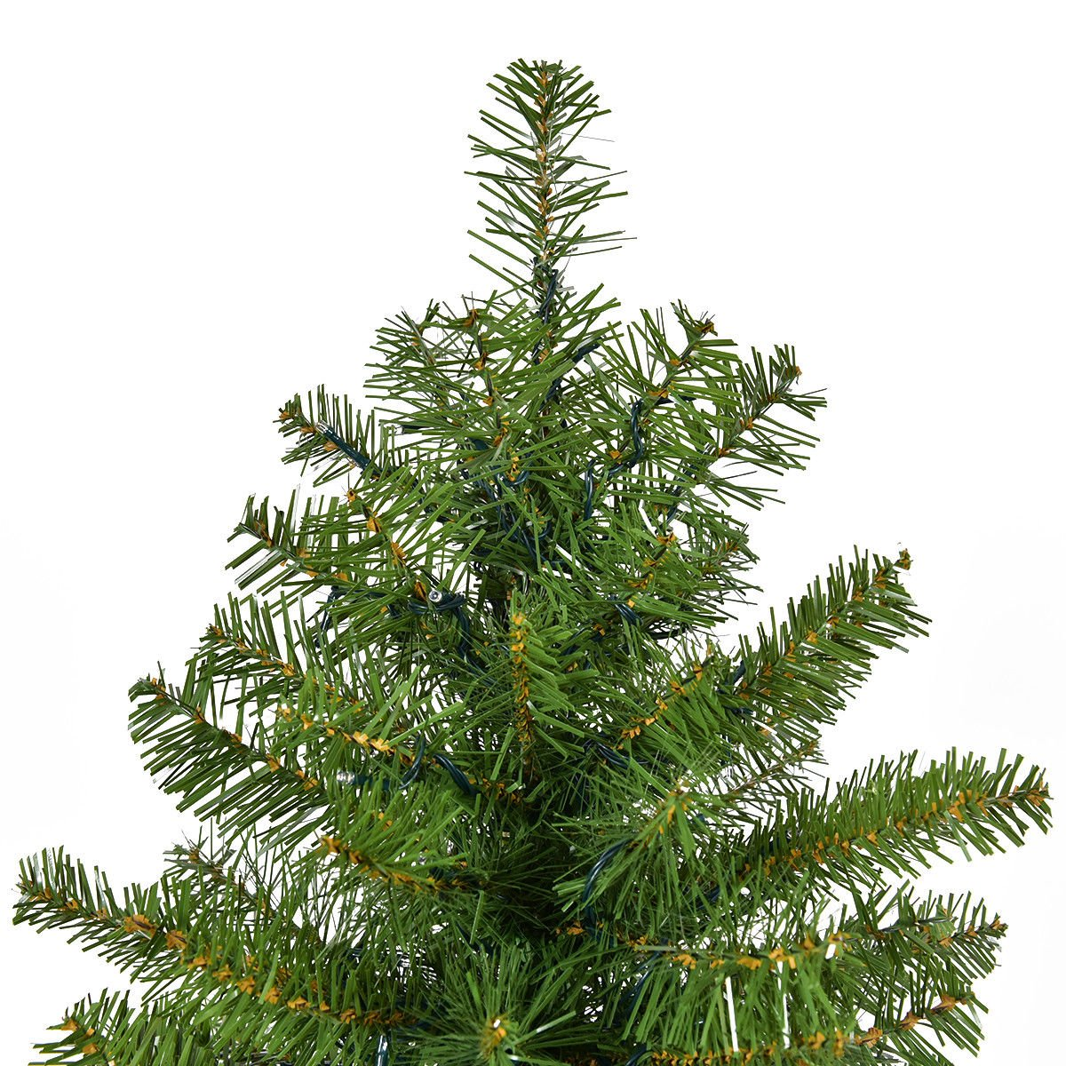 Lucktree Pre-lit Christmas Tree, 8FT Premium Hinged Spruce Tree - LucktreeUS