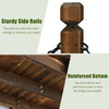Lucktree 5 ft Wooden Garden Bridge