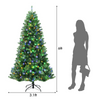 Lucktree Christmas Tree, Hinged Remote Control Artificial Xmas Tree, Residential and Commercial Decoration for Indoor - LucktreeUS