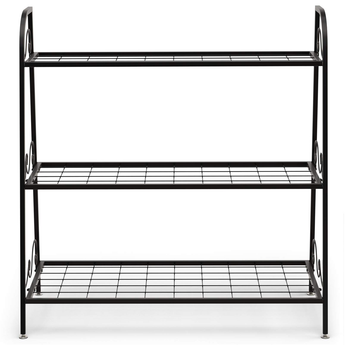 Lucktree 3 Tier Metal Plant Stand, Indoor Outdoor Plant Shelf