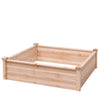 Lucktree Raised Garden Bed, 40''Lx40''Wx12''H