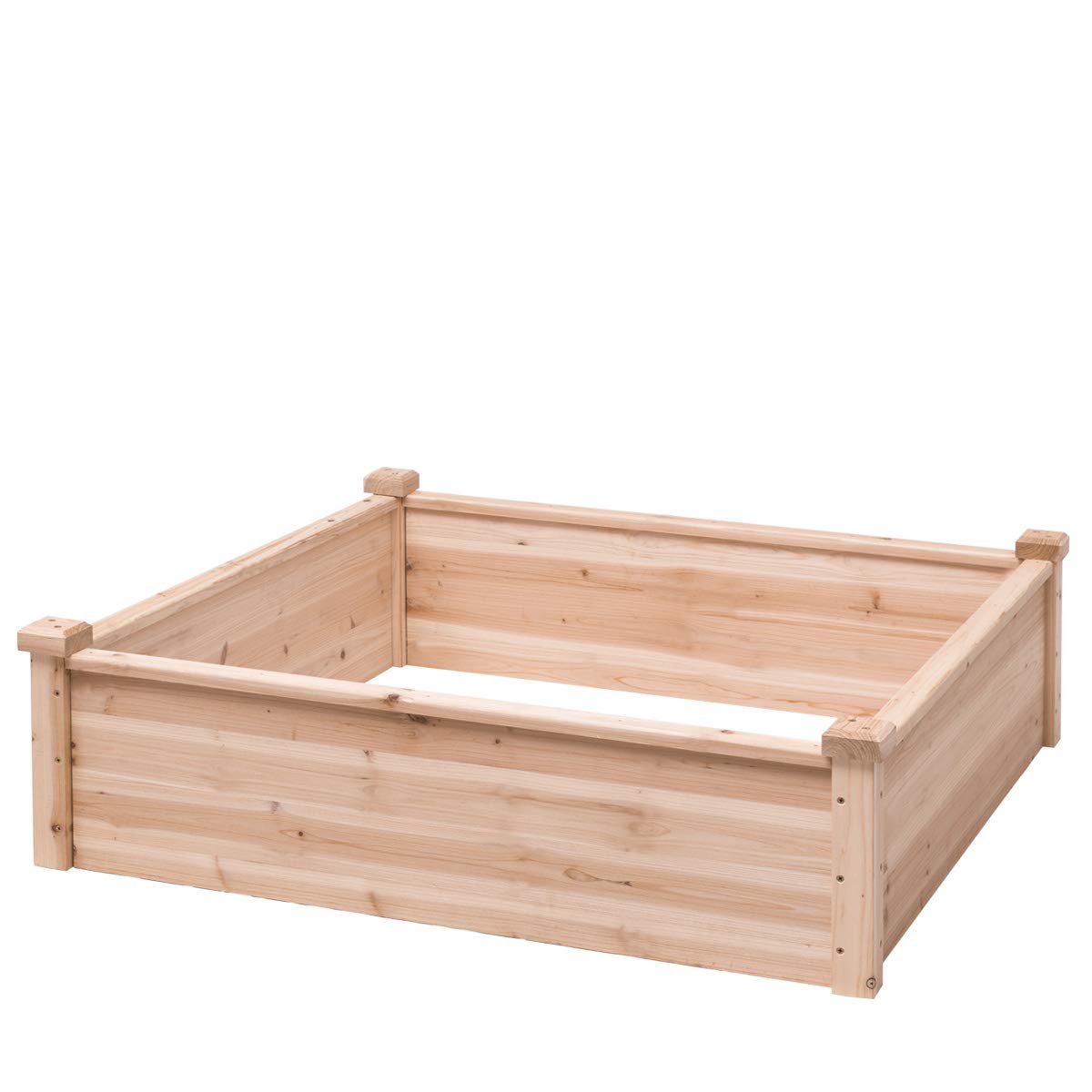 Lucktree Raised Garden Bed, 40''Lx40''Wx12''H