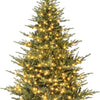 Lucktree 6FT / 7FT Pre-Lit Artificial Christmas Tree with PVC & PE Mixed Branch Tips