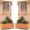 Planter Raised Bed with Trellis - Lucktree
