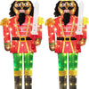 Lucktree 5 FT Lighted Christmas Nutcracker with Glitter Sword