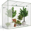 Lucktree Outdoor Portable Mini Greenhouse w/ PE Cover & 4 Ground Stakes & Ropes