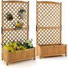 Planter Raised Bed with Trellis - Lucktree