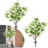 Lucktree 39” 2 Pack Artificial Locust Flower Trees with Ground Spikes | Sophora Japonica Blossoms