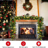 9FT Pre-lit Christmas Garland with 100 LED Lights - LucktreeUS