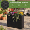 Lucktree Wicker Raised Garden Bed