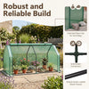 Lucktree Mini Portable Greenhouse w/ PE Cover Roll-Up Zipper