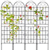 Lucktree 2 Pack Trellis for Climbing Plants Outdoor, 7 FT Tall Galvanized Steel Garden Trellis