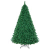 5/6/7/8 FT Artificial Christmas Tree, Unlit Full Xmas Pine Tree with 350/650/950/1138 Branch Tips & Folding Metal Stand
