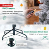 7.5/6 FT Prelit Artificial Christmas Tree, Smart RGB & Warm White LED Lights