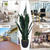 Artificial Snake Plant, 36" Fake Sansevieria - LucktreeUS