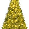 Lucktree 6FT | 7FT | 8FT Pre-Lit Remote Control Artificial Christmas Tree with Warm White LED Lights