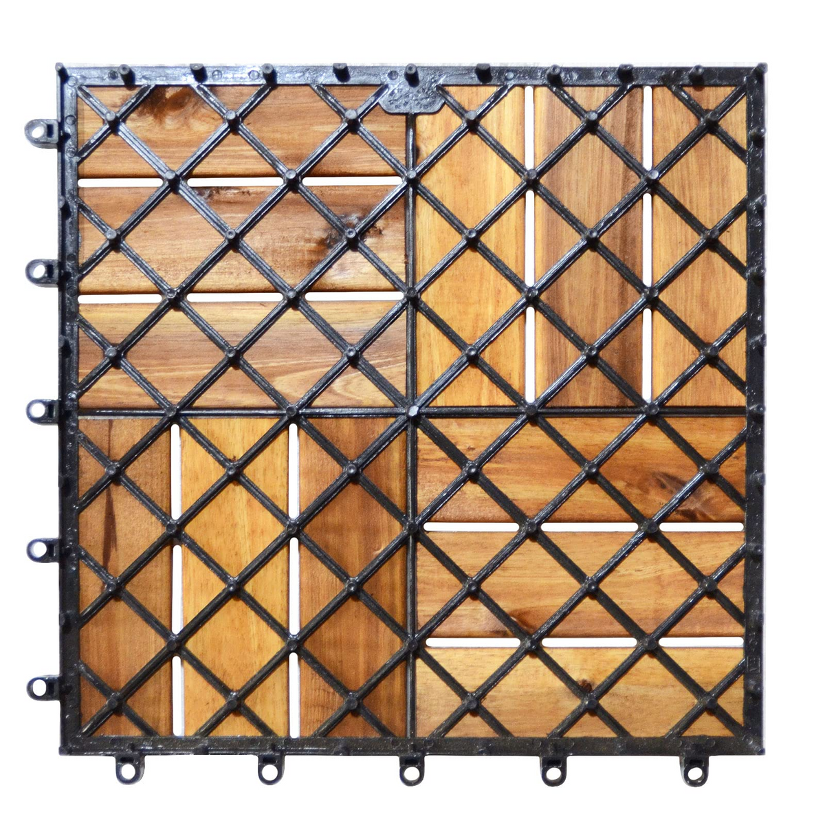 27 PCS Interlocking Patio Deck Tiles - Lucktree