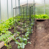 Lucktree Pack of 4 Plant Cage Support, Tomato Stakes and Cages (16''Lx 16''Wx 39''H (4 Pieces))