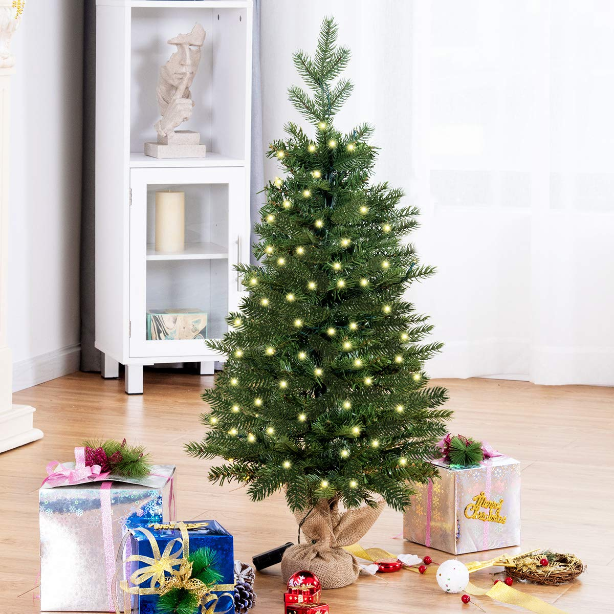 Lucktree 3ft Prelit Christmas Tree - LucktreeUS