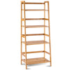 Lucktree 4-Tier Bamboo Plant Stand Flower Pots Holder Display Shelf, 47.5"