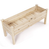 Wood Planter Box with Legs, 47.5"L x 17"W x 20"H