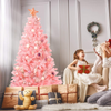 Lucktree Unlit Artificial Christmas Tree, 100% New PVC Material, Xmas Tree for Indoor and Outdoor Decoration - LucktreeUS