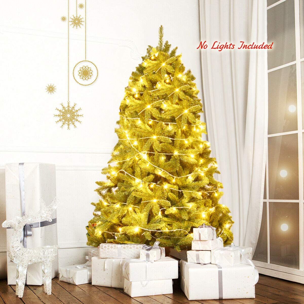 6ft Unlit Artificial Christmas Tree - LucktreeUS
