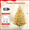 Lucktree 6FT / 7FT / 8FT Pre-Lit Snow Flocked Christmas Tree | Holiday Home Office Decoration