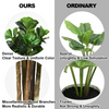 Lucktree Fake Fiddle Leaf Fig Tree Artificial Greenery Plants - LucktreeUS