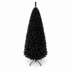 6ft Pencil Artificial Christmas Tree, Slim Christmas Tree with Metal Stand