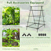 Garden Trellis for Climbing Vines, Outdoor Tomato & Cumber Trellis with A-Frame Support