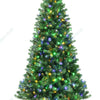 7/6/8 FT Pre-Lit Artificial Christmas Tree, Artificial Xmas Tree
