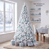 7.5 FT Snow Flocked Artificial Christmas Tree