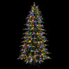 7.5FT Pre-lit Artificial Christmas Tree, Hinged Xmas Tree with 1195 Branch Tips