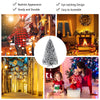 6FT/9FT  Snow Flocked Christmas Tree, Hinged Pine Tree - LucktreeUS