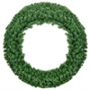 48" Pre-lit Cordless Artificial Christmas Wreath - LucktreeUS
