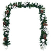 9FT Pre-lit Christmas Garland, with 50 LED Lights - LucktreeUS