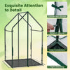 Lucktree Mini Outdoor Portable Green House with Sturdy Metal Frame