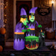 Lucktree 6 Ft Inflatable Halloween Witches, Blow up 2 Scary Witch Decoration