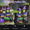 Lucktree 6 Ft Inflatable Halloween Witches, Blow up 2 Scary Witch Decoration