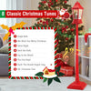 5.3 Ft Musical Christmas Street Lamp, 2-in-1 Lamp Post & Tabletop Lantern