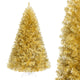 6 FT Gold Tinsel Christmas Tree, Metallic Artificial Decoration