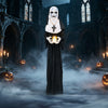 Lucktree 5.3 FT Animated Nun Halloween Decoration