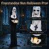 Lucktree 5.3 FT Animated Nun Halloween Decoration