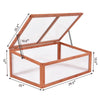 Garden Portable Wooden Green House Cold Frame (39.3" X 24.8" X 15.1")
