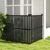 Lucktree Air Conditioner Fence 2/4 Panels - 45''W x 45''H Outdoor Fence Privacy Screen with Metal Stakes