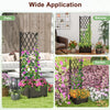Lucktree Raised Garden Bed with Trellis