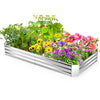 Lucktree Galvanized Raised Garden Bed